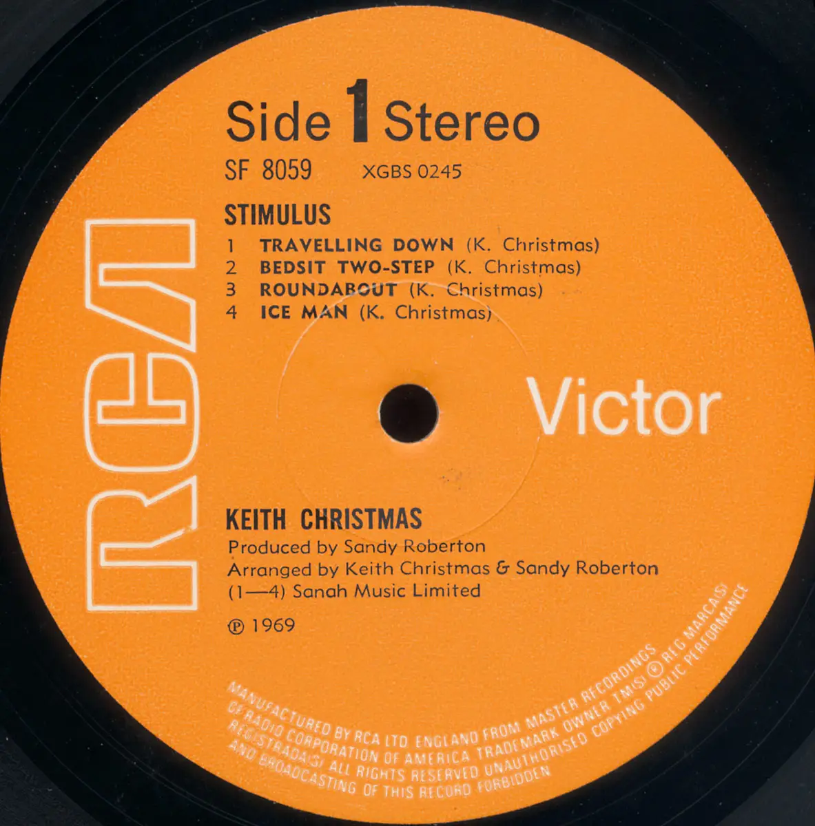 Keith Christmas - Stimulus (RCA 1969) 24-bit/96kHz Vinyl Rip (Requested Post)