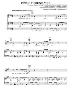 Finally found you - Enrique Iglesias (Piano-Vocal-Guitar)
