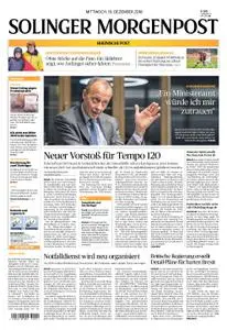 Solinger Morgenpost – 19. Dezember 2018