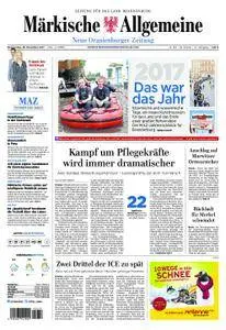 Neue Oranienburger Zeitung - 28. Dezember 2017