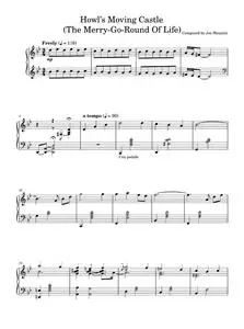 Howl's Moving Castle - Joe Hisaishi (Piano Solo)