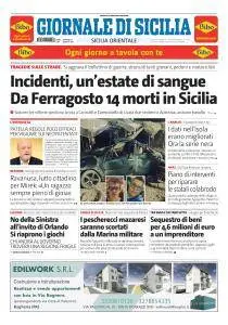 Giornale di Sicilia Sicilia Orientale - 25 Agosto 2017