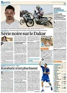 Le Parisien + Cahier Paris du Samedi 12 Janvier 2013