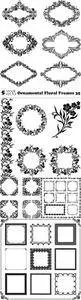 Vectors - Ornamental Floral Frames 35