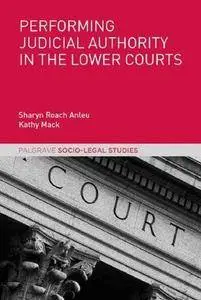 Performing Judicial Authority in the Lower Courts (Palgrave Socio-Legal Studies)