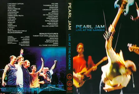 Pearl Jam - Live At The Garden (2004)  2xDVD