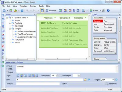 Sothink DHTML Menu 9.80 Build 945