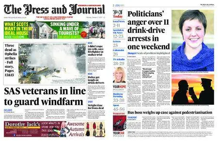 The Press and Journal Aberdeen – October 17, 2017