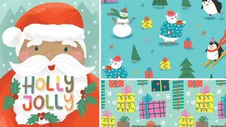 Design Christmas Collections in Procreate and Photoshop