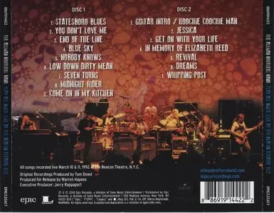 The Allman Brothers Band - Play All Night: Live At The Beacon Theatre 1992 [2CD] (2014) {Epic}