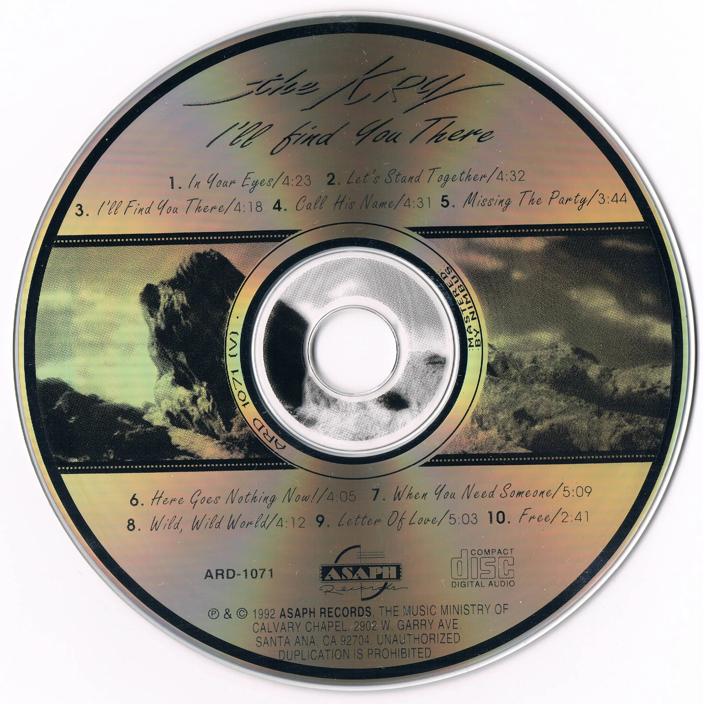 The Kry - I'll Find You There (1992)