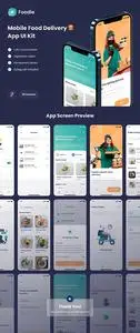 Foodie - Food Delivery App UI KIT