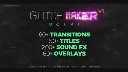 GlitchMaker Toolkit: 350+ Elements (MotionArray)