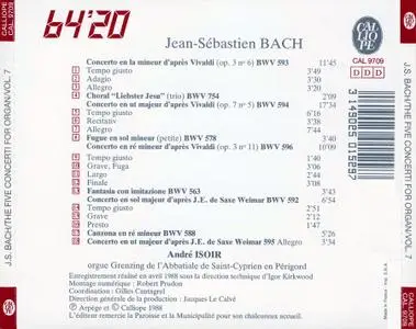 André Isoir - Jean-Sébastian Bach: Les Cinq Concertos (1988)