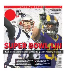 USA Today Special Edition - Super Bowl Preview - January 24, 2019