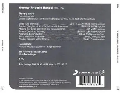 Nicholas McGegan, The Hanover Band & Chorus - George Frideric Handel: Serse (2009)