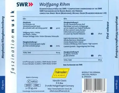 SWR Sinfonieorchester Baden-Baden und Freiburg, Ernest Bour, Michael Gielen - Rihm: Morphonie, Klangbeschreibung I-III (2000)