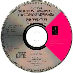 Roland Kayn - Cybernetic Music (1995) {2CD Set, Reiger-records-reeks ‎KY-CD 9503-4}