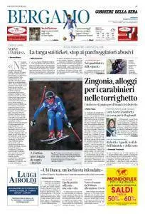 Corriere della Sera Bergamo - 20 Gennaio 2018