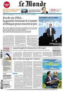 Le Monde + TV + Eco et Entreprise des Dimanche 22 et Lundi 23 Septembre 2013