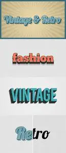 Vintage & Retro Photoshop Layer Styles