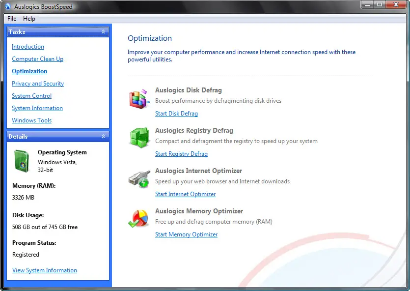 Auslogics BoostSpeed v4.5.14.255