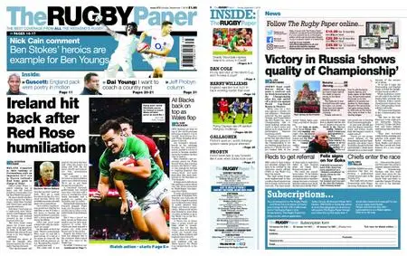 The Rugby Paper – September 01, 2019