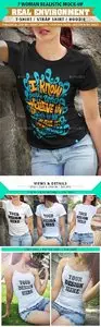 GraphicRiver 7 Realistic Women Clothing Mock-Ups