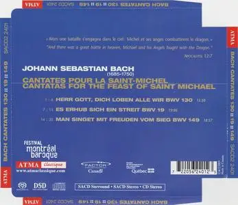 Eric Milnes, Montréal Baroque Orchestra - Johann Sebastian Bach: Saint Michel Cantatas 130, 19, 149 (2005)