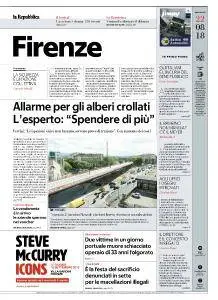 la Repubblica Firenze - 22 Agosto 2018