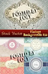Vintage backgrounds #10 - Stock Vector