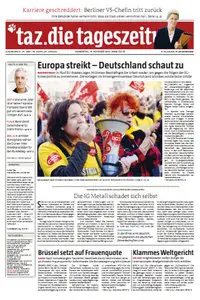 Tageszeitung TAZ vom 15 November 2012
