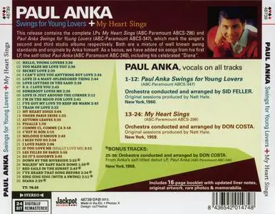 Paul Anka - Songs For Young Lovers & My Heart Sings (2013)