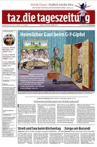 Tageszeitung TAZ vom 05 Juni 2015