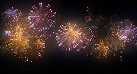 iStockVideo - Lots of Fireworks - A Stock Video