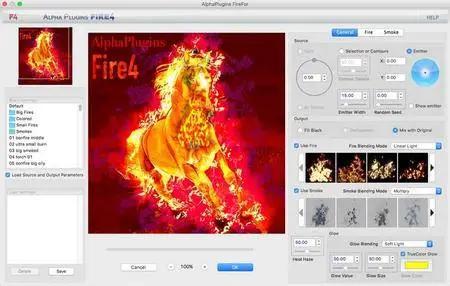 AlphaPlugins FireFor Plug-in for Photoshop 1.0 MacOSX