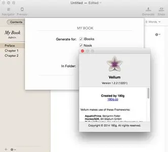 Vellum 1.2.2 Mac OS X