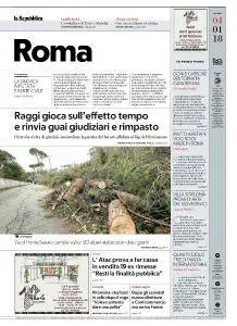 la Repubblica Roma - 4 Gennaio 2018