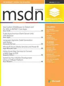 MSDN Magazine - June 2016