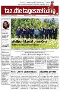 Tageszeitung TAZ vom 08 Juni 2015