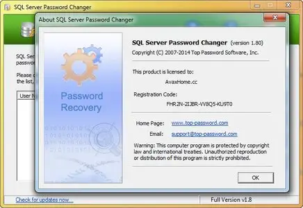 SQL Server Password Changer 1.8