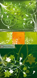 Abstract Floral Background