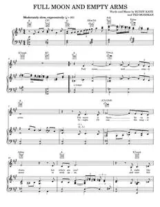 Full Moon And Empty Arms - Frank Sinatra, Harold Arlen (Piano-Vocal-Guitar)