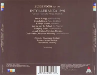Luigi Nono - Intolleranza 1960 (2010)