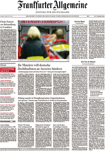 Frankfurter Allgemeine Zeitung vom Samstag, 04. Oktober 2014