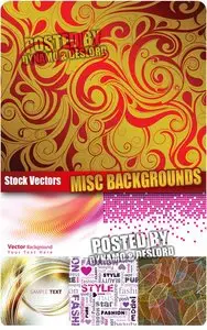 Misc backgrounds - Stock Vectors