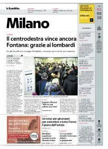 la Repubblica Milano - 5 Marzo 2018