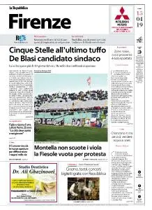 la Repubblica Firenze - 15 Aprile 2019