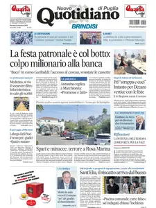 Quotidiano di Puglia Brindisi - 9 Settembre 2025