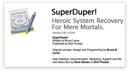 SuperDuper 3.9.1 macOS